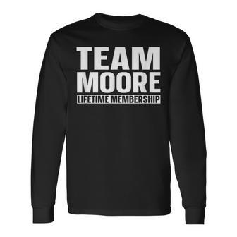 Team Moore Member Long Sleeve T-Shirt - Thegiftio UK