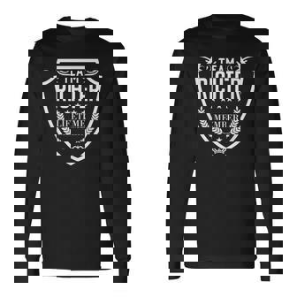 Team Richter Lifetime Member Matching Family Crew Men Women Long Sleeve T-shirt Graphic Print Unisex | Seseable FR