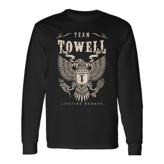 Team Towell Lifetime Member Long Sleeve T-Shirt - Seseable