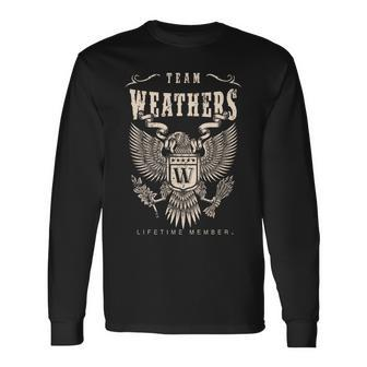 Team Weathers Lifetime Member V2 Long Sleeve T-Shirt - Seseable