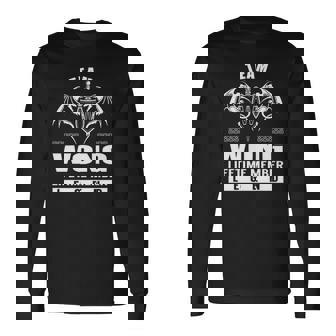 Team Wong Lifetime Member Legend Long Sleeve T-Shirt | Seseable CA
