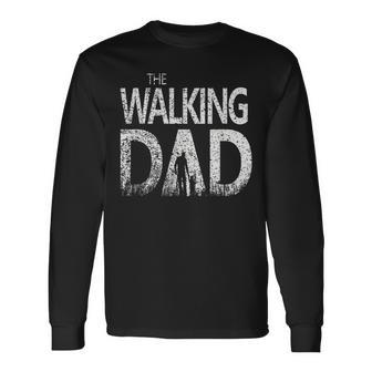 The Walking Dad Langarmshirts für Herren, Lustiges Papa Geburtstagsgeschenk - Seseable