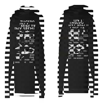 Things I Do In My Spare Time Cruise Cruising Long Sleeve T-Shirt - Seseable