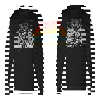 If You Think Im Cute You Should See My Girlfriend Vintage Long Sleeve T-Shirt | Mazezy