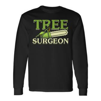 Tree Surgeon Lumberjack Logger Long Sleeve T-Shirt - Seseable