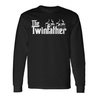 Twin Dad Fathers Day Twinfather Shirt For Long Sleeve T-Shirt T-Shirt | Mazezy