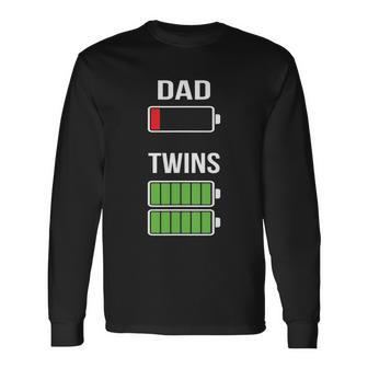 Twin Dad V2 Long Sleeve T-Shirt - Monsterry CA