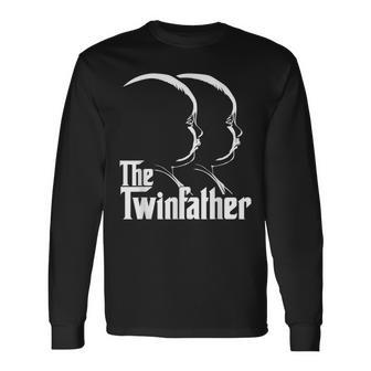 The Twinfather Father Of Twins Dad Long Sleeve T-Shirt - Seseable