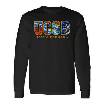 Ucsb Santa Barbara Long Sleeve T-Shirt | Mazezy