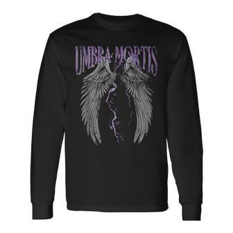 Umbra Mortis Crescent City Ruhn Danaan Long Sleeve T-Shirt | Mazezy