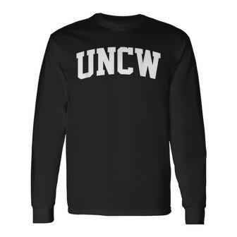 Uncw Athletic Arch College University Alumni Long Sleeve T-Shirt - Seseable