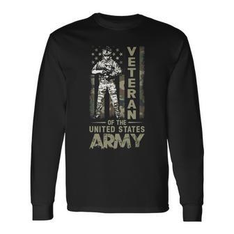 United States Army Veteran Veterans Day Long Sleeve T-Shirt | Mazezy