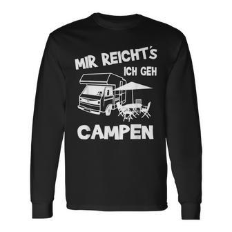 Urlaub Outdoor Geschenkidee Für Campingplatz Als Camping Langarmshirts - Seseable