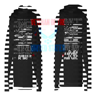 Us Air Force Veteran Veteran Of The United States Air Force V2 Long Sleeve T-Shirt | Seseable CA