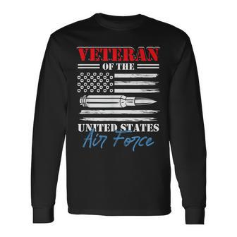 Us Air Force Veteran United States Air Force Veteran V3 Long Sleeve T-Shirt - Seseable