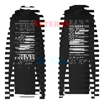 Us Air Force Veteran United States Air Force Veteran V3 Long Sleeve T-Shirt | Seseable CA