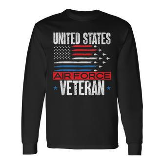 Us Air Force Veteran United States Air Force Veteran V4 Long Sleeve T-Shirt - Seseable