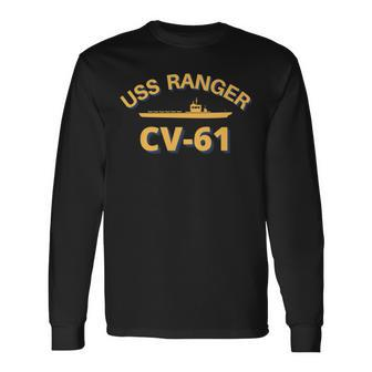 Us Aircraft Carrier Cv-61 Uss Ranger Long Sleeve T-Shirt - Seseable