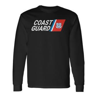 Us United States Coast Guard Armed Forces Defense Rescue Long Sleeve T-Shirt - Seseable