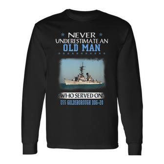 Uss Halsey Ddg-97 Destroyer Class Veterans Day Father Day Long Sleeve T ...