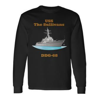 Uss The Sullivans Ddg-68 Navy Sailor Veteran Long Sleeve T-Shirt - Seseable