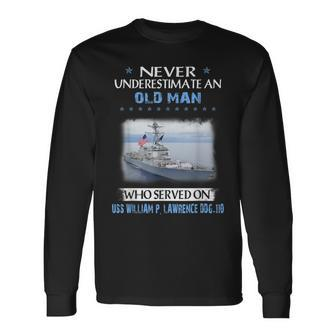 Uss William P Lawrence Ddg-110 Destroyer Class Father Day Long Sleeve T-Shirt - Seseable