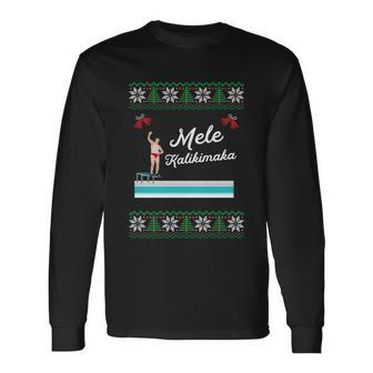 Vacation Ugly Christmas Cool For And Sweater Long Sleeve T-Shirt - Monsterry UK