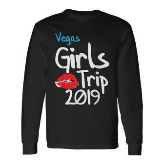 Vegas Girls Trip 2019 Matching Girl Squad Group Long Sleeve T-Shirt T-Shirt | Mazezy