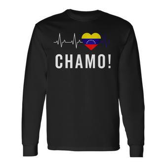 Venezuela Flag Pride Bandera Venezolana Camiseta Chamo Long Sleeve T-Shirt T-Shirt | Mazezy