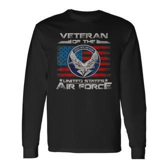 Veteran 365 Veteran Of The United States Air Force Long Sleeve T-Shirt T-Shirt | Mazezy