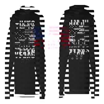 Veterans Day Thank You Veterans Proud Long Sleeve T-Shirt - Seseable
