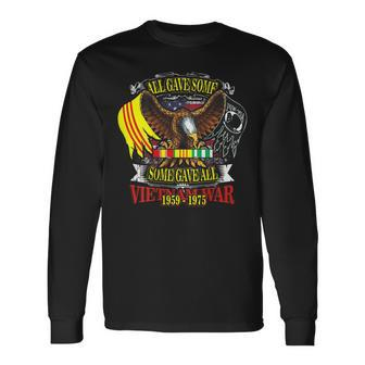 Vietnam Veteran All Gave Some Some Gave All T Long Sleeve T-Shirt | Mazezy