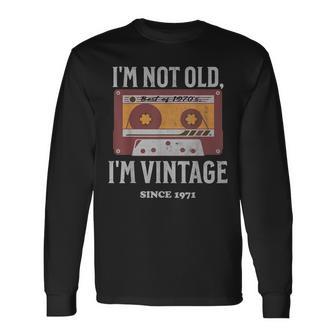 Vintage 1971 Langarmshirts, Retro Geburtstagsdesign für Männer & Frauen - Seseable