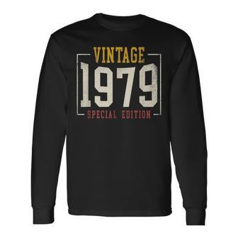 Vintage 1979 Langarmshirts zum 43. Geburtstag für Männer und Frauen - Seseable