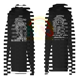 Vintage 1983 Original Parts Best Of 1983 Birthday Cool Long Sleeve T-Shirt | Mazezy