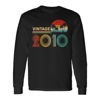Vintage 2010 Limited Edition 13 Year Old 13Th Birthday V2 Long Sleeve T-Shirt - Seseable