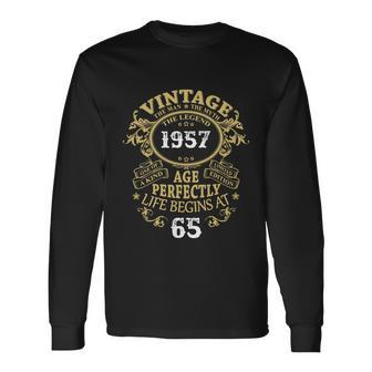 Vintage 65 The Man Myth Legend Long Sleeve T-Shirt - Monsterry UK