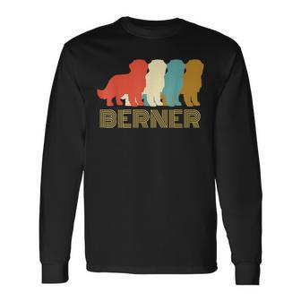 Vintage Bernese Mountain Dog I Love My Berner Long Sleeve T-Shirt - Seseable