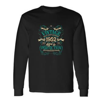 Vintage Dad 1952 Long Sleeve T-Shirt - Monsterry AU