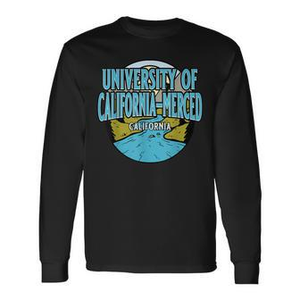 Vintage University Of California-Merced California Souvenir Long Sleeve T-Shirt - Seseable