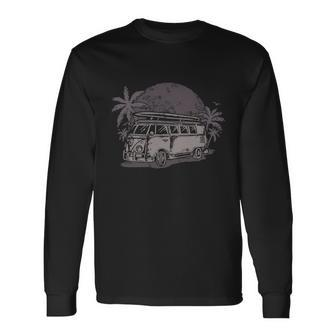 Vintage Wagon Car Long Sleeve T-Shirt - Monsterry UK