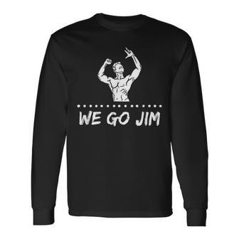 Wegojim Gym Bro Culture Workout Classic Pump Cover Long Sleeve T-Shirt - Seseable