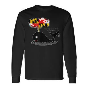 Whale Tales Of Chesapeake Bay Discovering Baltimores Wonders Long Sleeve T-Shirt | Mazezy