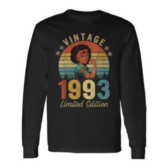 Womens 30 Year Old Awesome Since 1993 30Th Birthday Gifts Men Women Long Sleeve T-shirt Graphic Print Unisex - Seseable
