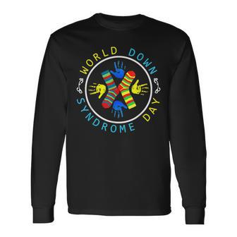 World Down Syndrome Day Awareness Socks T21 March 21 Long Sleeve T-Shirt T-Shirt | Mazezy