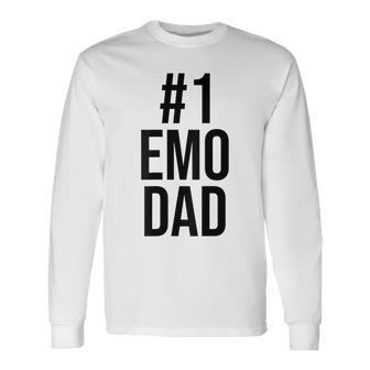 1 Emo Dad Long Sleeve T-Shirt T-Shirt | Mazezy
