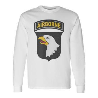 101St Airborne Division Vintage Army Veteran Long Sleeve T-Shirt - Seseable