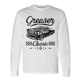 1950S Sock Hop Costume Retro 50S Vintage Rockabilly Greaser Long Sleeve T-Shirt T-Shirt | Mazezy