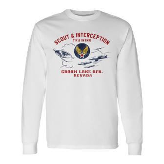 50’S Ufo Scout &Amp Interception Training Long Sleeve T-Shirt T-Shirt | Mazezy