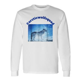 Arctic Wolf Squad Long Sleeve T-Shirt | Mazezy